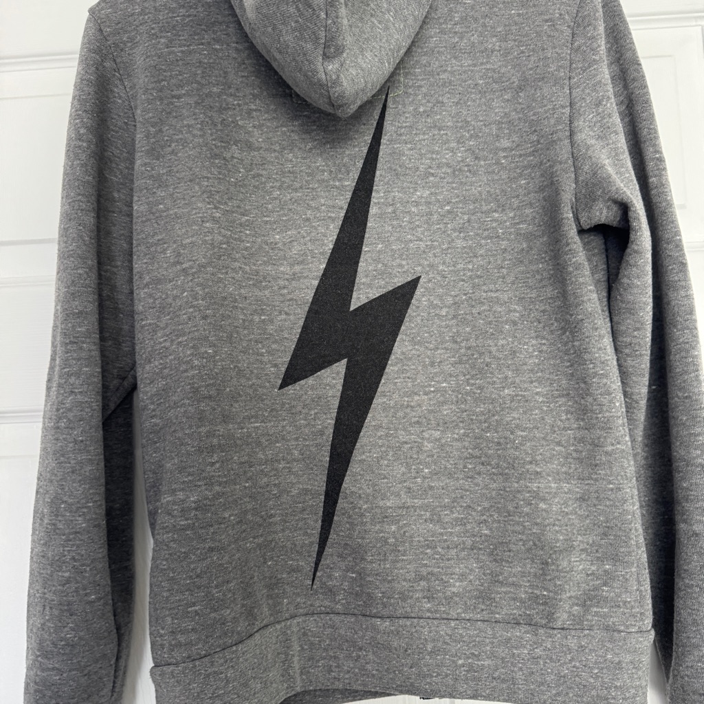 Aviator Nation | Bolt Hoodie - Heather Grey - Small